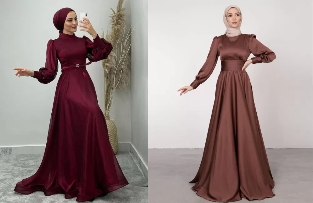Potret Artis Pakai Gaun Warna Burgundy Diprediksi Jadi Tren Lebaran 2025