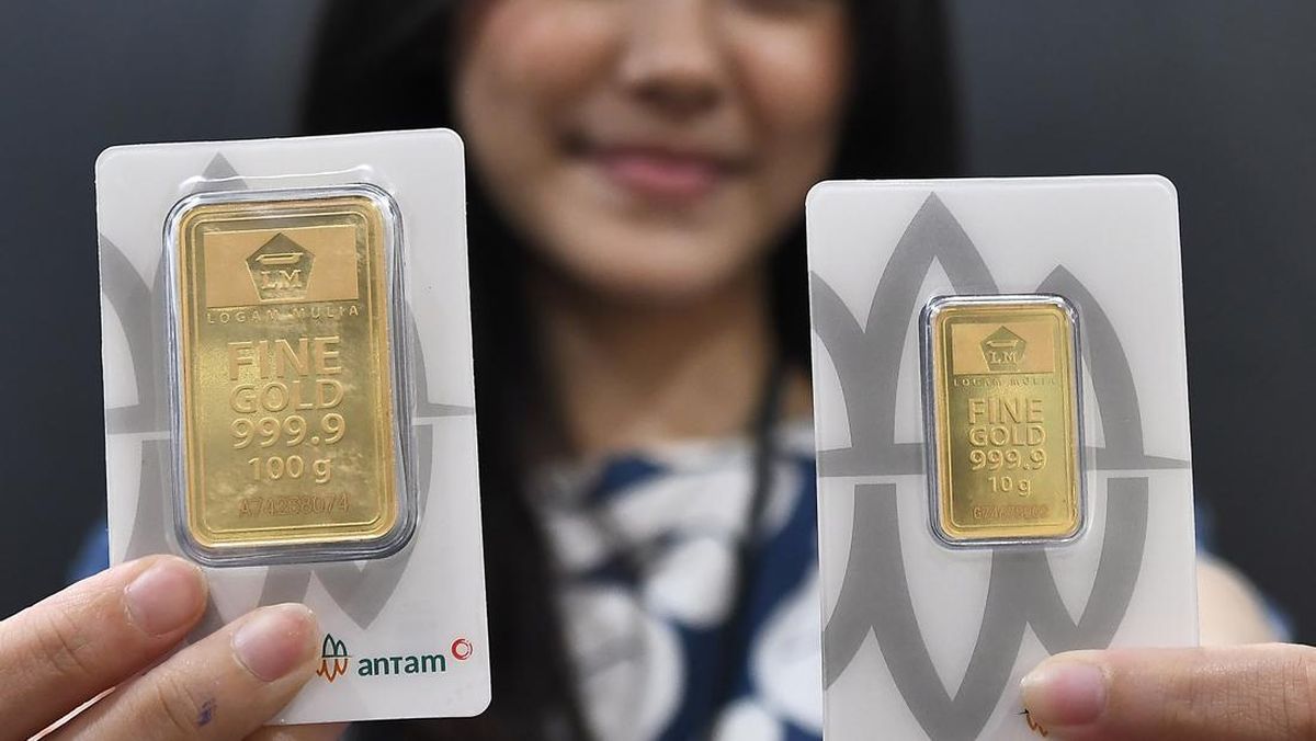 Harga Emas Antam Terjungkal, Cek Rinciannya Hari Ini 7 April 2025